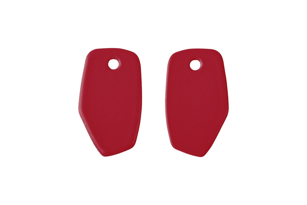 Lisa Kroeber Jewellery Art - Earrings Mix&Match PLATES, Purple Red