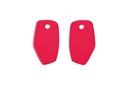 Lisa Kroeber Jewellery Art - Earrings Mix&Match PLATES, Strawberry