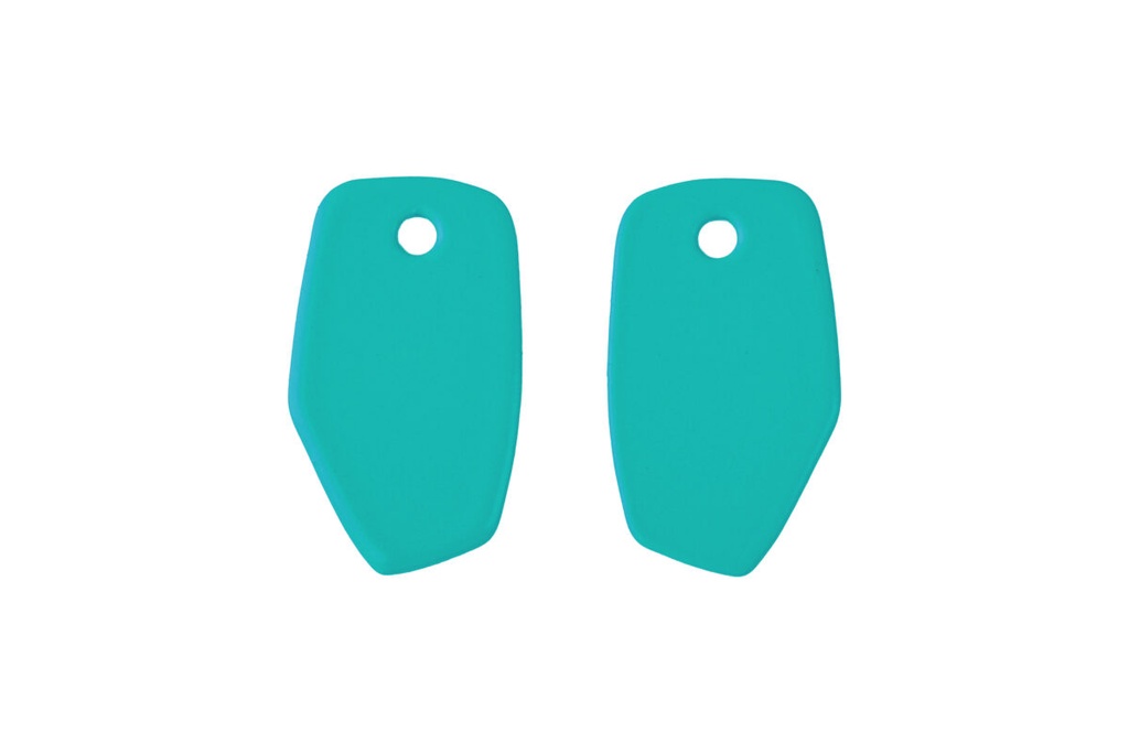 Lisa Kroeber Jewellery Art - Earrings Mix&Match PLATES, Turquoise
