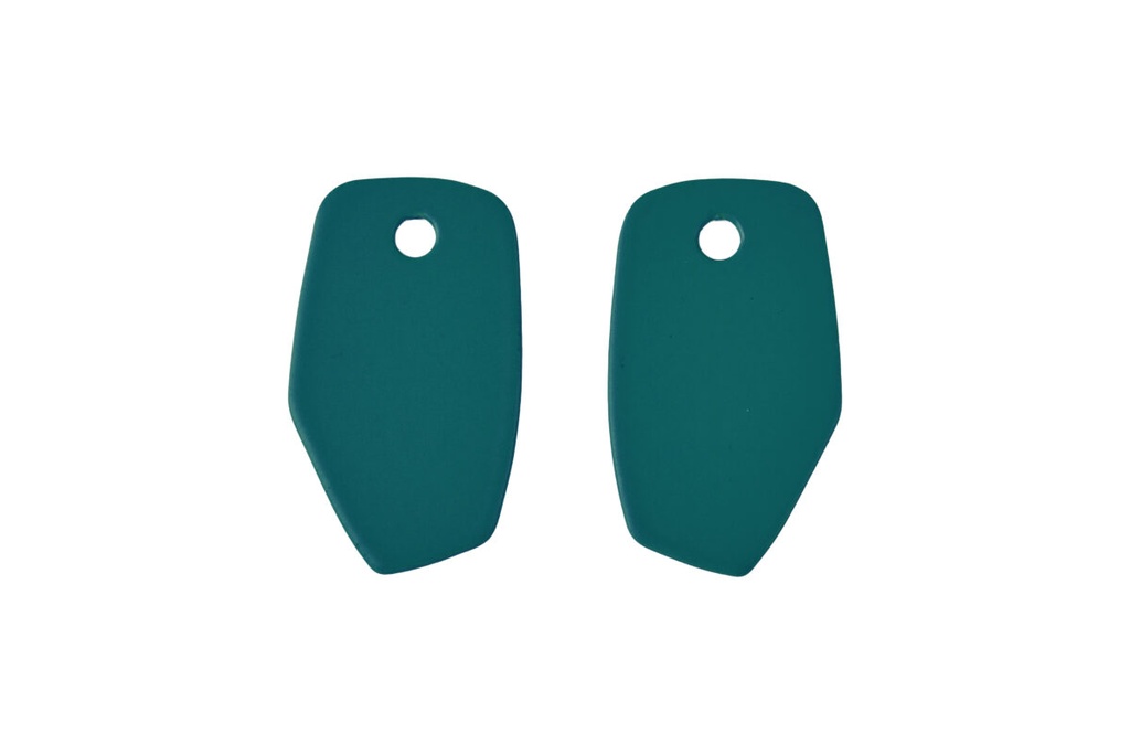Lisa Kroeber Jewellery Art - Earrings Mix&Match PLATES, Ocean Blue