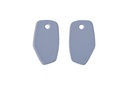Lisa Kroeber Jewellery Art - Earrings Mix&Match PLATES, Pigeon Blue