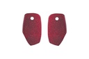 Lisa Kroeber Jewellery Art - Earrings Mix&Match PLATES, Sparkling Red