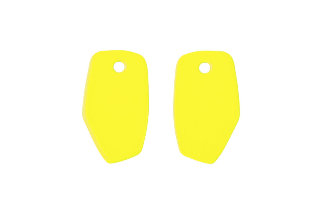 Lisa Kroeber Jewellery Art - Earrings Mix&Match PLATES (ohne Kreolen, nur Platten) - Sulfur Yellow