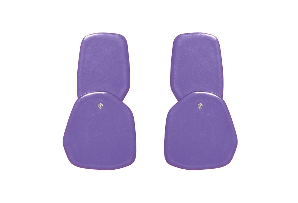 Lisa Kroeber Jewellery Art - Earrings Double Petals, Lilac