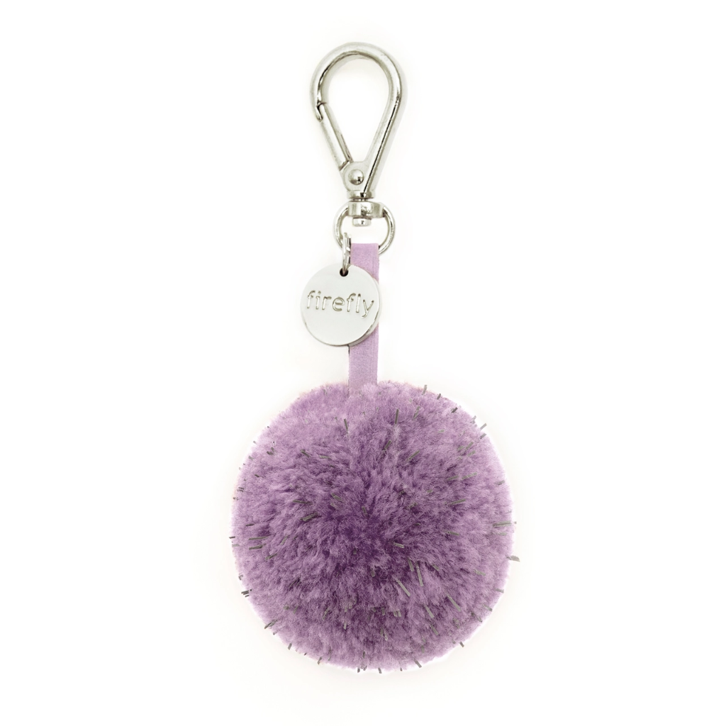 Firefly Reflectors - Reflektierender Taschenanhänger POM POM Flieder