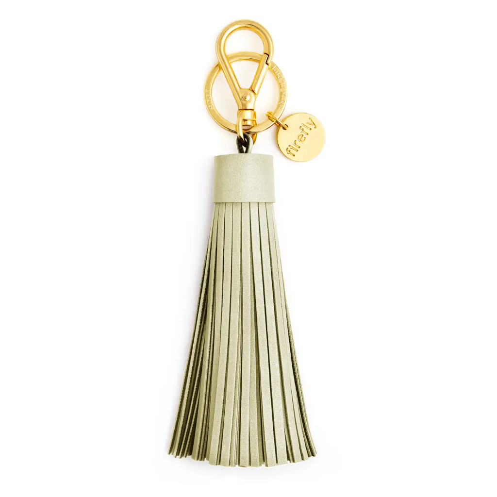 Firefly Reflectors - Reflektierender Taschenanhänger QUAST Lindengrün gold
