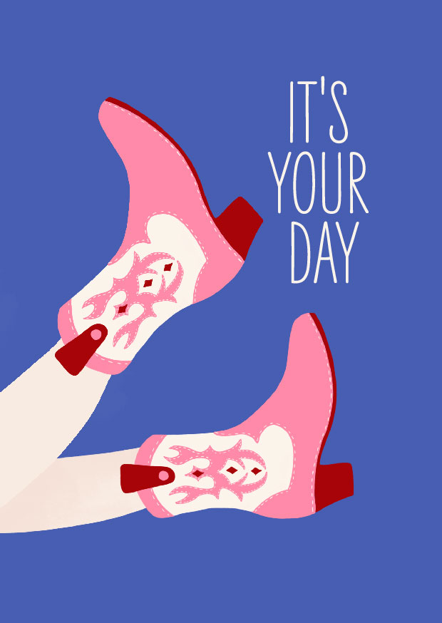 Nobis Design - Postkarte - Andrea Liesert - It’s your day