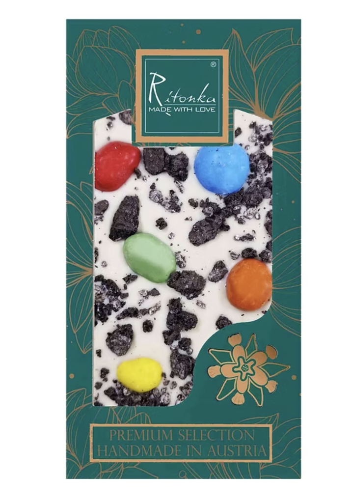 Ritonka - Premium Weiße Schokolade - Oreo, M&M 95g