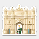 Luckycatstudio - Magnet Brandenburger Tor, Potsdam