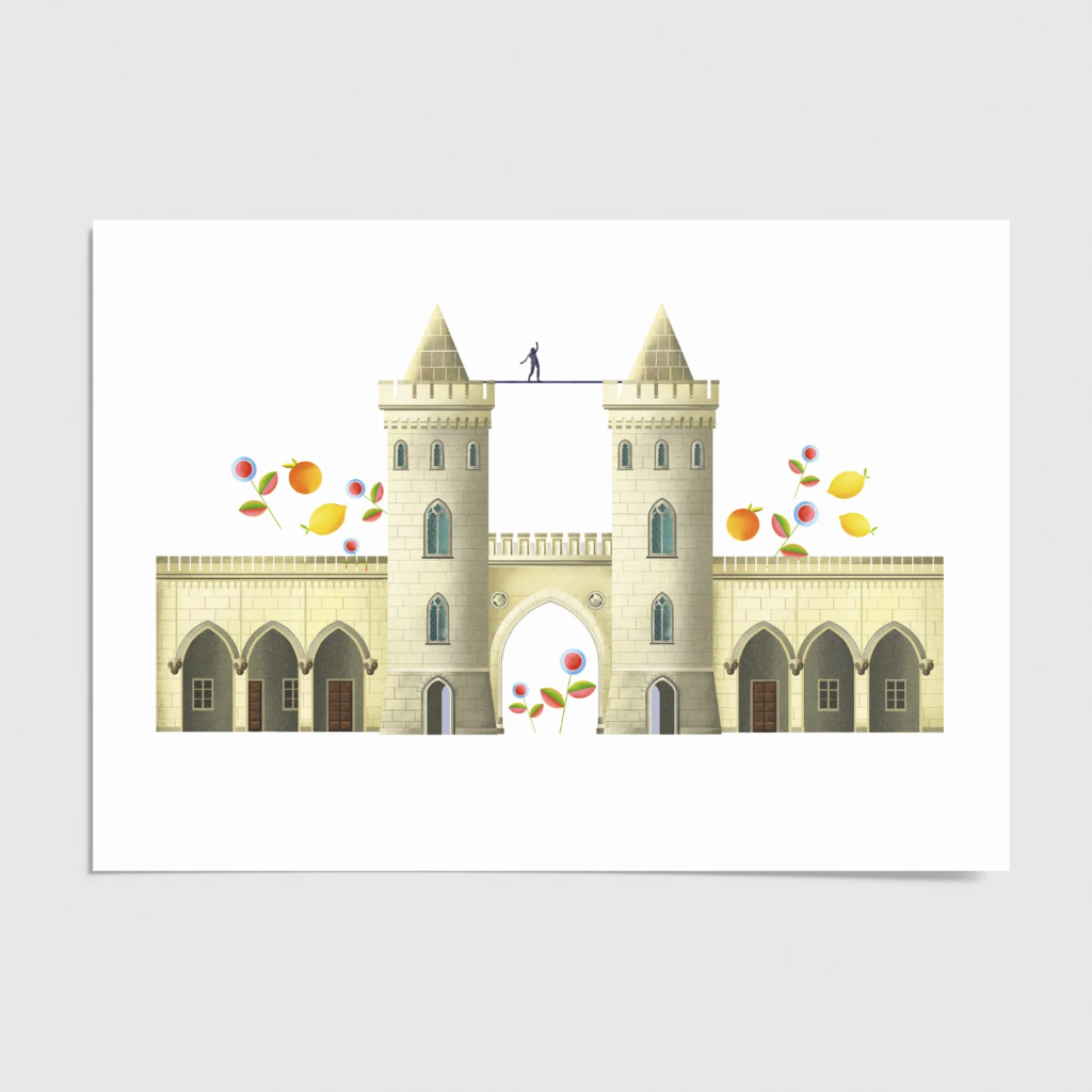 Luckycatstudio - Postkarte - Nauener Tor, Potsdam