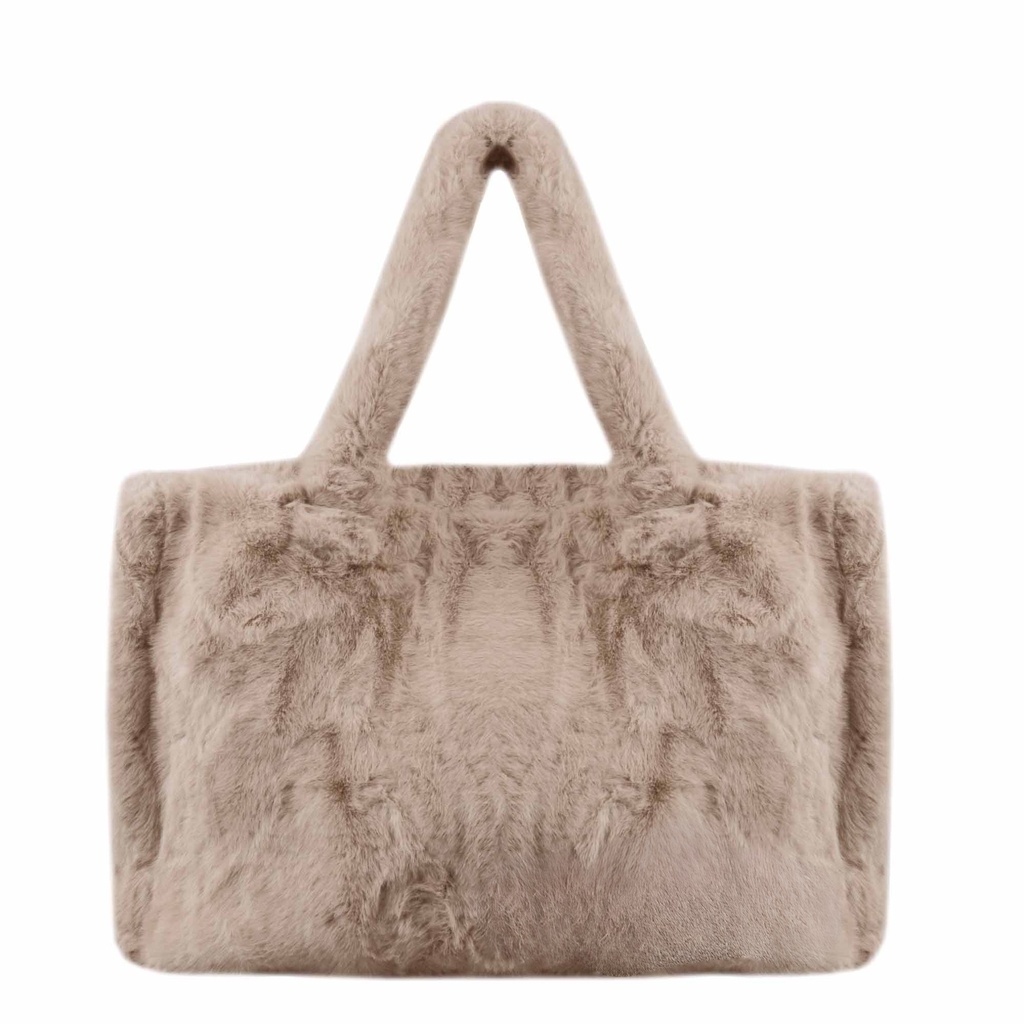 Big Shopper Fluffy taupe