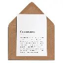 Aemmi - Klappkarte mit Umschlag - Groomsman