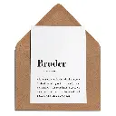 Aemmi - Klappkarte mit Umschlag - Bruder