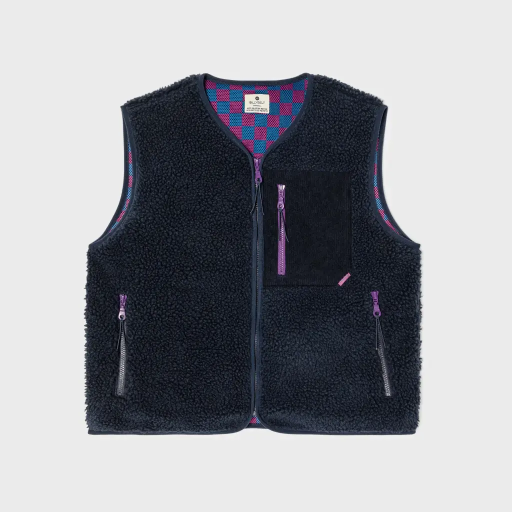 Billybelt - Sherpa Weste ärmellos - Marine