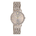 Oozoo Timepieces - Armbanduhr - Vintage Unisex Edelstahl-Mesh-Armband – taupe 42mm