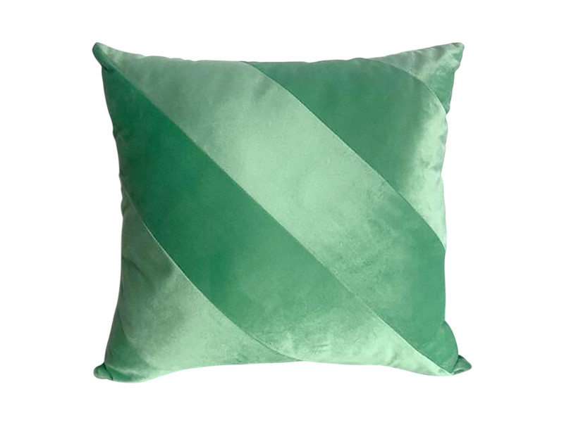 Present Time - Cushion Tono square green