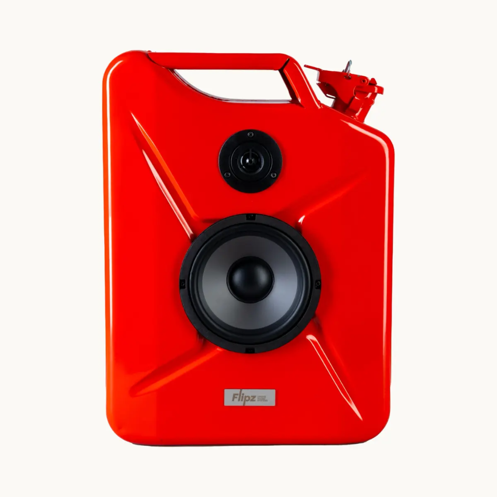 Flipz Speaker - Petrol sound jerrycan fireman red L mono
