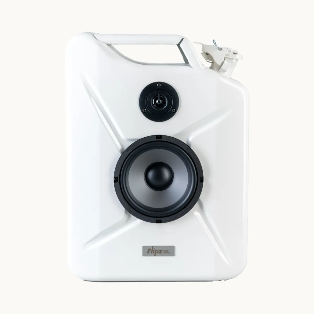 Flipz Speaker - Petrol sound jerrycan clean white L mono