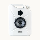 Flipz Speaker - Petrol sound jerrycan clean white L mono