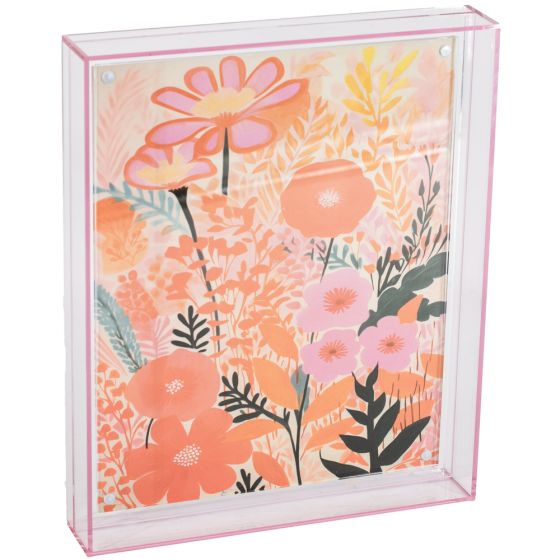 Homebound - Neon Bilderrahmen rose 22,6x4,0x27,6cm (foto size 20x25cm)