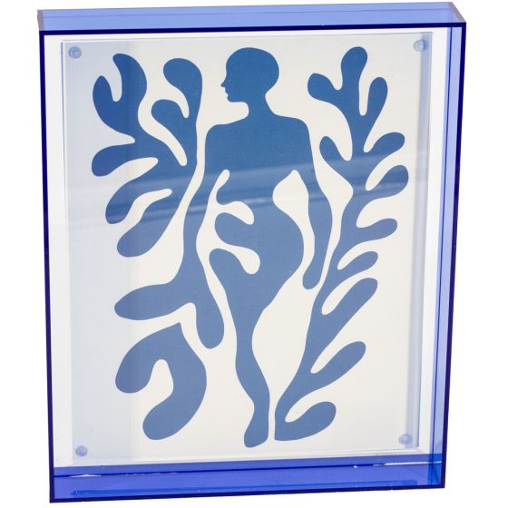 Homebound - Neon Bilderrahmen blue 22,6x4,0x27,6cm (foto size 20x25cm)