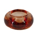 Homebound - Teelichthalter Glas sand/orange