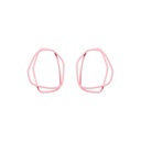 Lisa Kroeber Jewellery Art - Earrings Loops - Light Pink