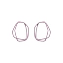Lisa Kroeber Jewellery Art - Earrings Loops - Pastel Violet