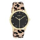 Oozoo Timepieces - Armbanduhr - Leo Damen - gold/schwarz 38mm M
