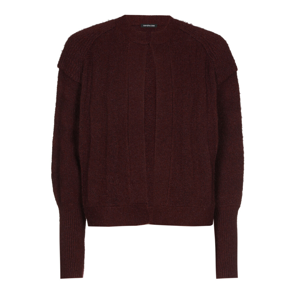 Caroline Biss - Cosy bolero plum