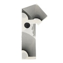 Caroline Biss - Scarf black white minimalist multi