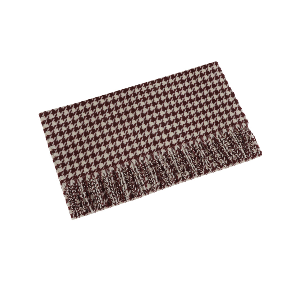 Caroline Biss - Cosy scarf plum white multi