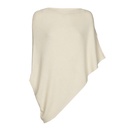 Caroline Biss - Fine-knit poncho cream