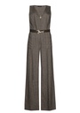 Caroline Biss - TWEED JUMPSUIT coffee