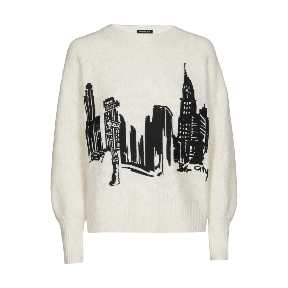 Caroline Biss - COMFORTABLE NEW YORK PULLOVER multi color
