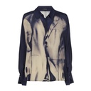 Caroline Biss - FLOWING BLOUSE WITH GRAPHIC BLAZER DESIGN multi color
