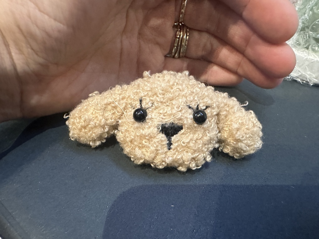 Kinder Haargummi Hund Teddy groß