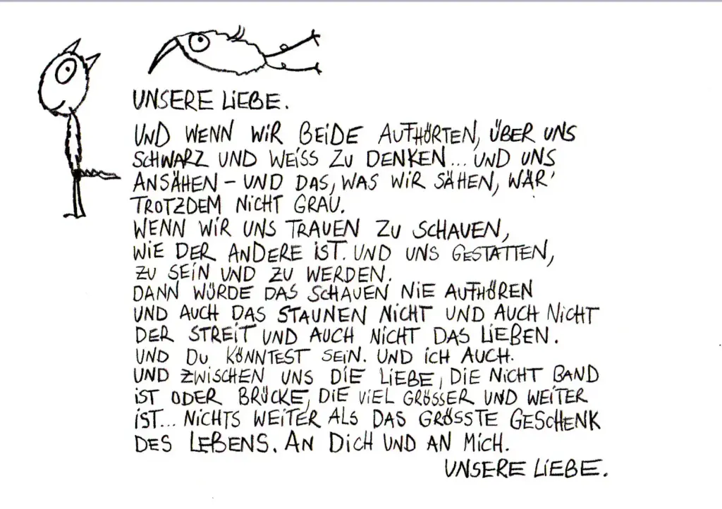 Edition Gute Geister - Postkarte - Unsere Liebe