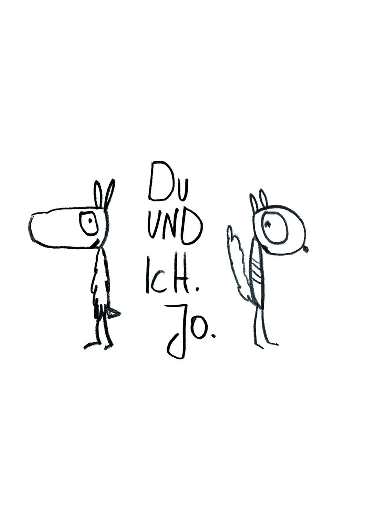 Edition Gute Geister - Postkarte - Du und ich