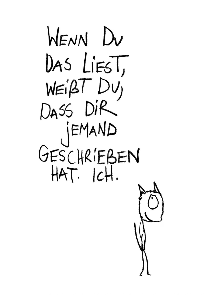 Edition Gute Geister - Postkarte - Beweis