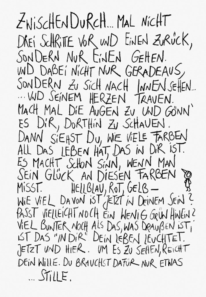 Edition Gute Geister - Postkarte - Zwischendurch