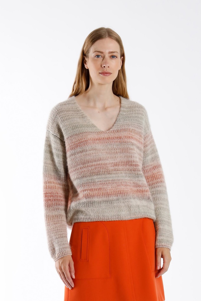 Julia June - Pullover PATINA - multi orange