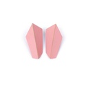 Lisa Kroeber Jewellery Art - Earrings Folded Vertical - Light Pink