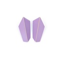 Lisa Kroeber Jewellery Art - Earrings Folded Vertical - Lilac