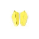 Lisa Kroeber Jewellery Art - Earrings Folded Vertical - Sulfur Yellow 