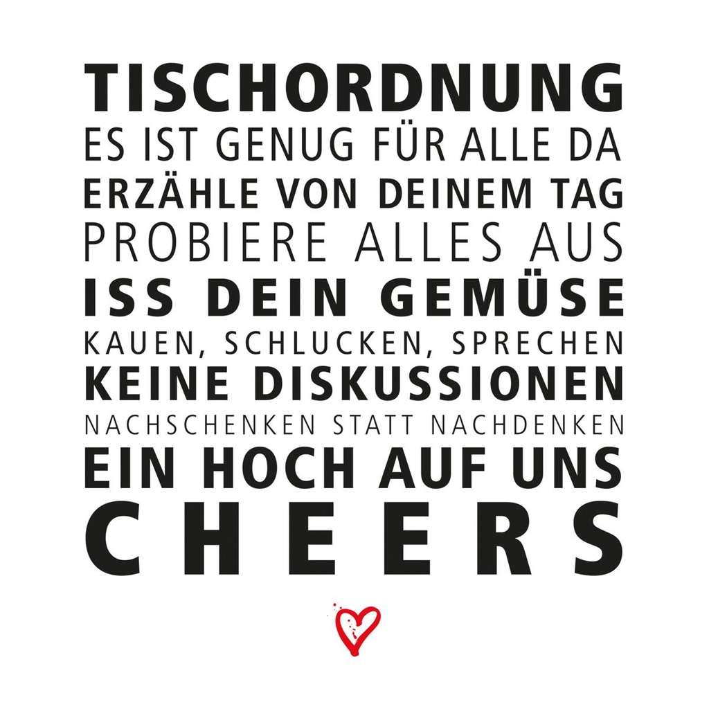 PPD - Tischordnung Servietten 33x33