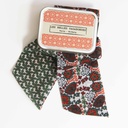 Les Belles Vagabondes - Seidenschal Bandeau Morea Orange