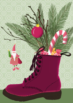 Nobis Design - Postkarte - Toni Starck - Xmas Docs