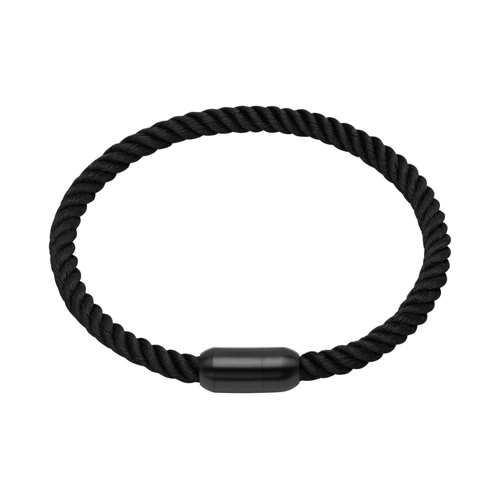 HCA - Herrenarmband - Viro XL - Textil Schwarz