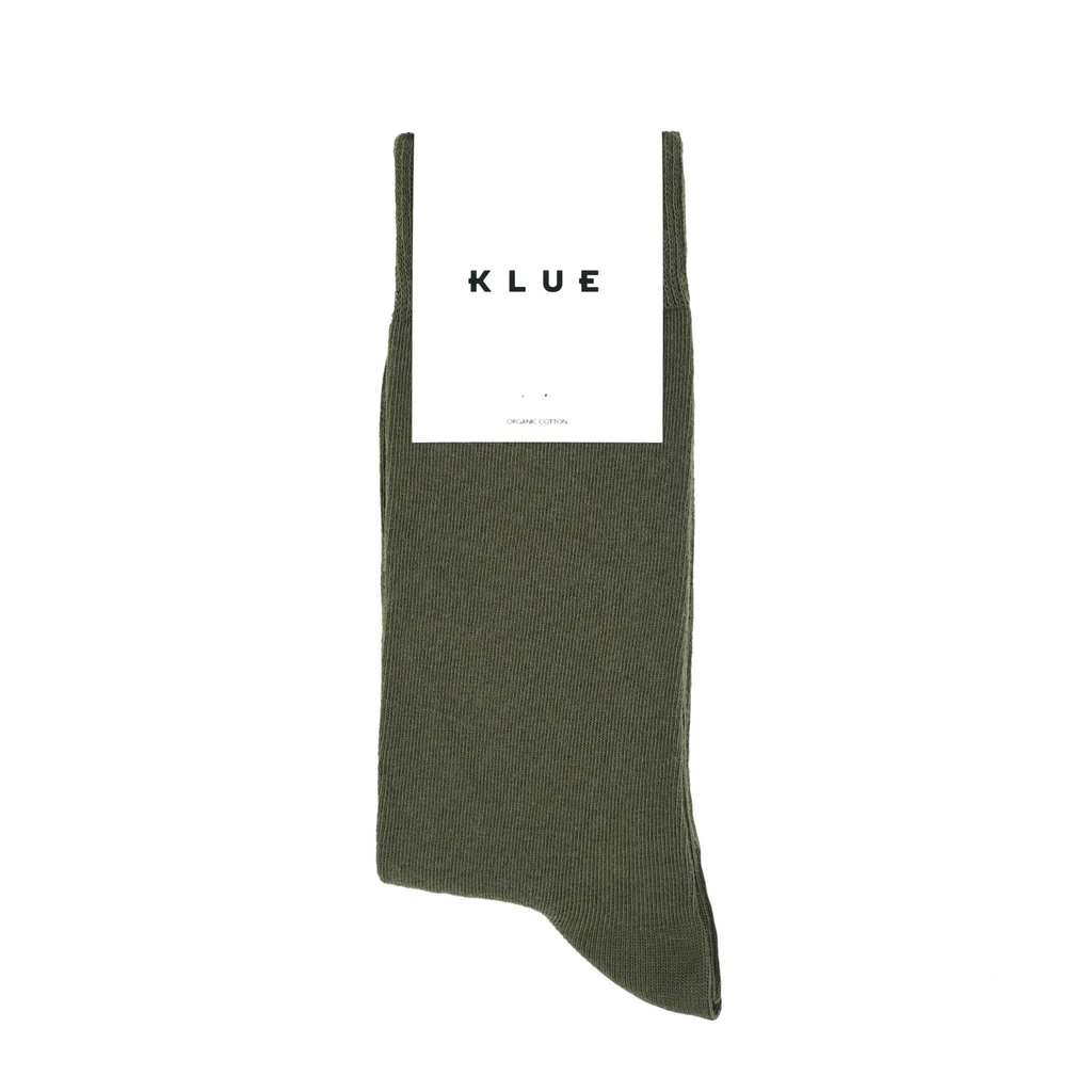 Klue - Organic solid socks | khaki